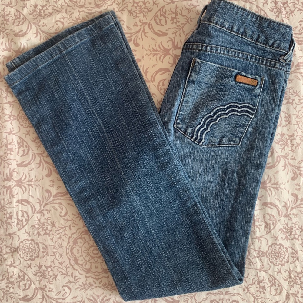 Y2K juniors low rise flared jeans
